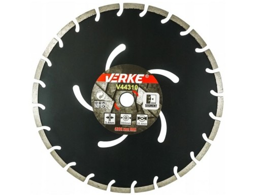 Tarcza diamentowa do betonu 350mm 10mm Verke V44310 jakość standard