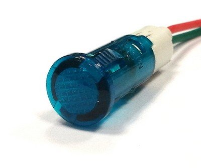 Lampka / kontrolka, niebieska x11, LED 6V