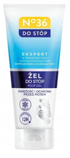 NO36 - ŻEL CHŁODZĄCY DO STÓP - ŚWIEŻOŚĆ I OCHRONA PRZED POTEM
