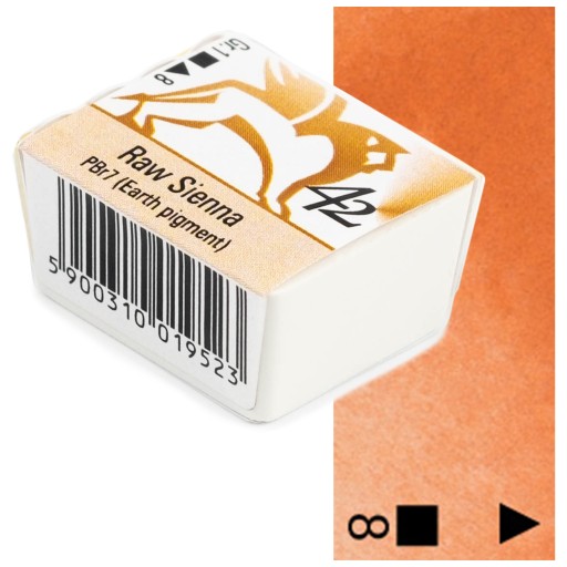 Akwarele w kostkach Renesans pomarańcz 1.5ml 42 ZIEMIA SIENEŃSKA NATURALNA