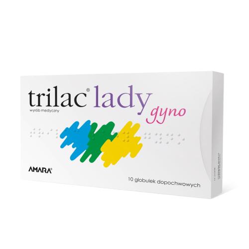 Trilac Lady Gyno, 10 globulek dopochwowych