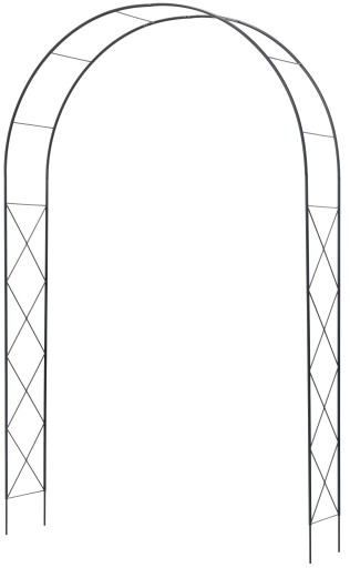 ALTANA METALOWA PERGOLA PODPORA OGRODOWA NA RÓŻE ROŚLINY DEKORKI PNĄCZA ŁUK