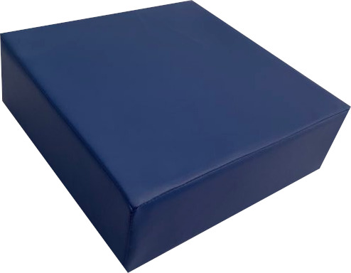 Pufka kwadratowa- siedzisko 30x30x10 granatowy
