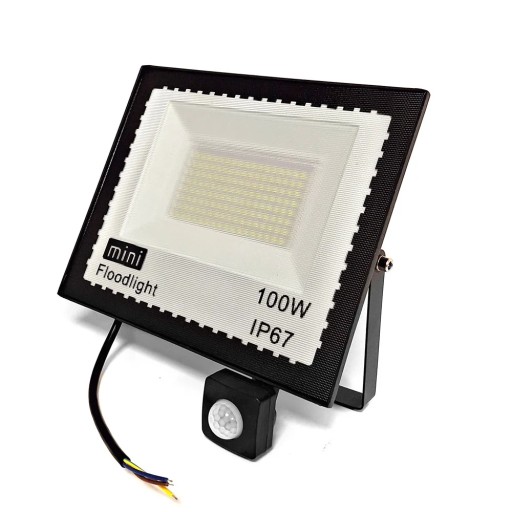 HALOGEN 100 W LED CZUJNIK NAŚWIETLACZ Z CZUJNIKIEM RUCHU XJ4887