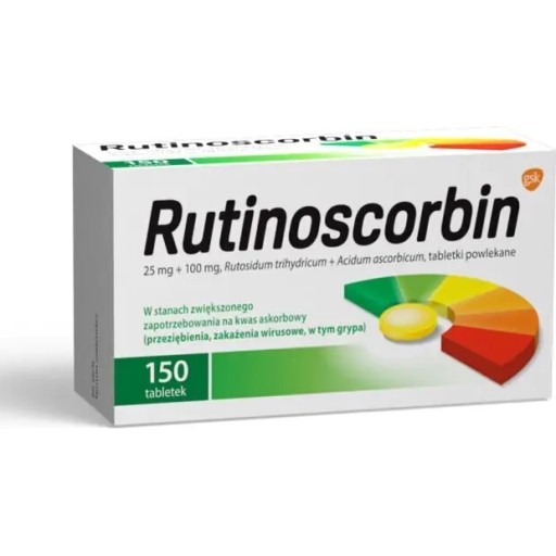 RUTINOSCORBIN NA ODPORNOŚĆ 150 TABLETEK