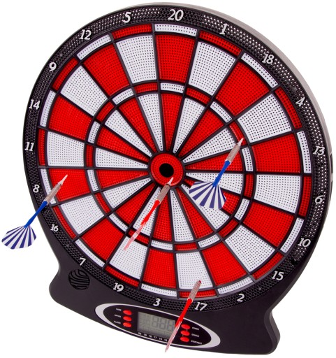 Enero DART ELEKTRONICZNY 43 cm + rzutki - WJ-100 - czerwony