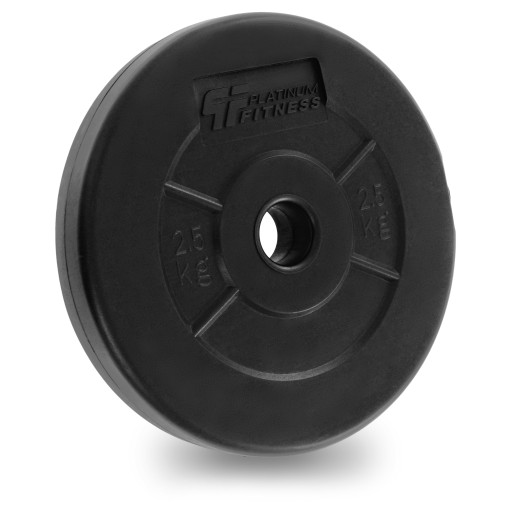 PLATINUM FITNESS OBCIĄŻENIE BITUMICZNE 2,5kg KRĄŻEK TALERZ BITUMIK