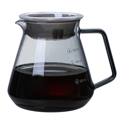 Odporny na dzbanek do kawy ekspres do kawy czajniczek czajnik do kawy wielokrotnego użytku, 500 ml