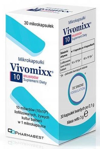 Vivomixx 10 mld, probiotyk, 30 mikrokapsułki