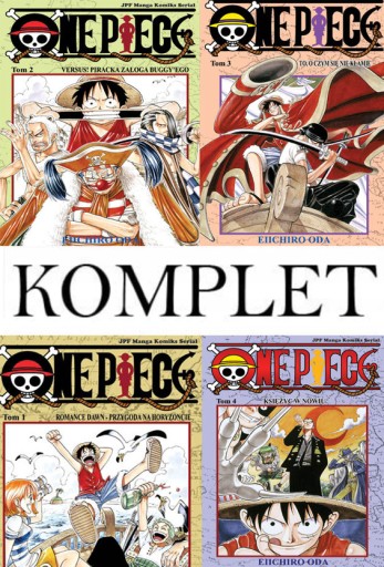 ONE PIECE KOMPLET TOMY 1-3 PL NOWA MANGA
