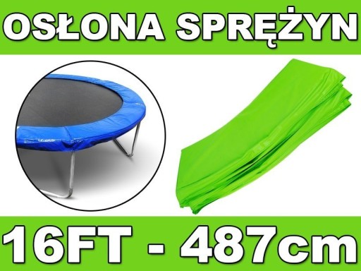 Kołnierz ochronny na sprężyny Zielony do