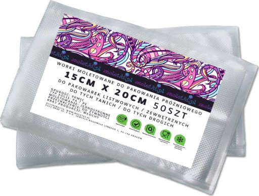 Worki moletowane zgrzewarki FOOD SAVER 15x20