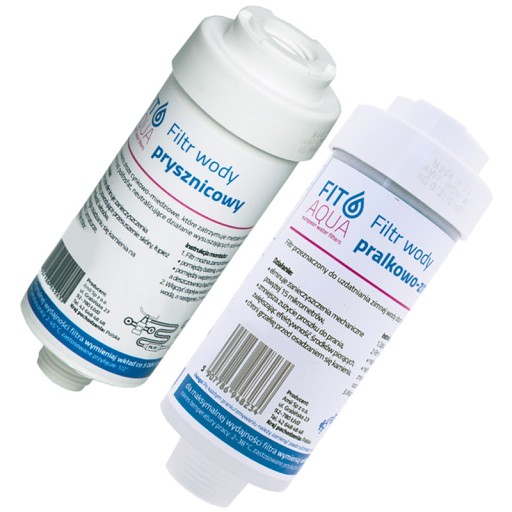 FILTRY WODY FILTR PRYSZNICOWY + PRALKOWY FITaqua