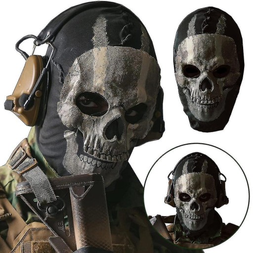 Maska Call Of Duty Ghost dla Dorosłych, Kominiarka z Czaszką