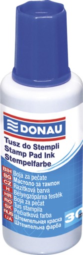 Tusz do pieczątek DONAU 30ml niebieski