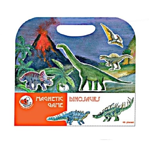 Układanka gra magnetyczna Dinozaury Egmont Toys