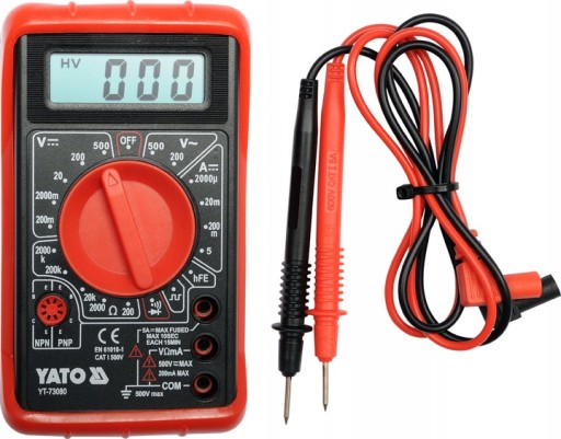 YATO CYFROWY MIERNIK UNIWERSALNY BUZER YT-73080