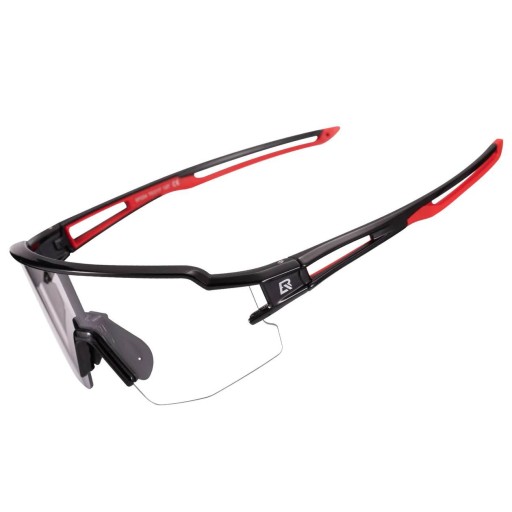 ROCKBROS OKULARY ROWEROWE SPORTOWE FOTOCHROMOWE NA ROWER UV400 LEKKIE +ETUI