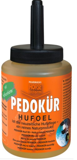 OLEJ DO KOPYT DLA KONIA PEDOKUR Z PĘDZELKIEM 475ML