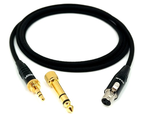 AKG ręcznie wykonany kabel 3,5mm + 6,3mm CANARE