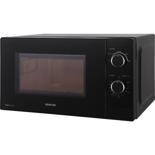 Kuchenka Mikrofalowa Mikrofalówka Czarna 20L 700W Mała