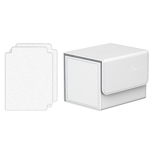 Trading Card Deck Box, Card Deck Storage White