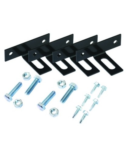 Łącznik do przęsła T ocynk+ral 9005 - 4 szt. POLBRAM