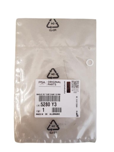 Uszczelka Przewodu Hydraulicznego Citroen C5 III 5280Y3 Nowy Oryginał OE