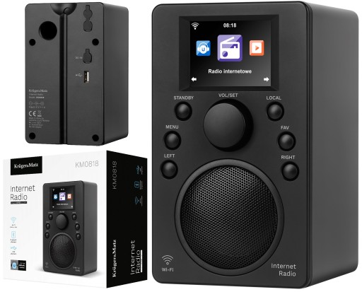 RADIO INTERNETOWE WI-FI BT 5.0 DAB USB KRUGER MATZ