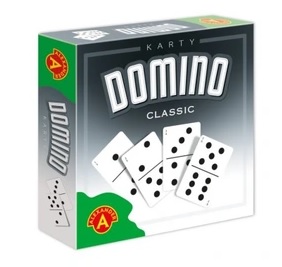 Gra DOMINO mikro 9x9x2 cm - 1 szt