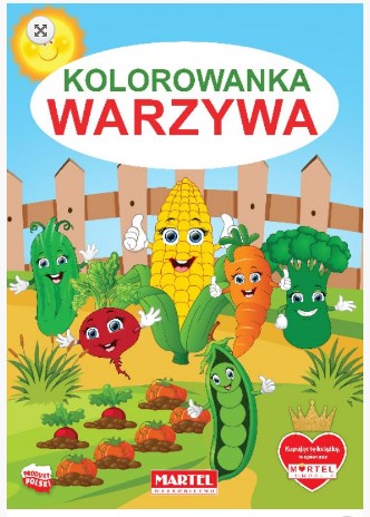 KOLOROWANKA malowanka Warzywa MAR-32