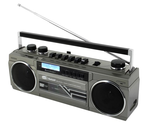 RADIO MAGNETOFON Z MIKROFONEM DAB+ USB BT ALARM SOUNDMASTER SRR70TI