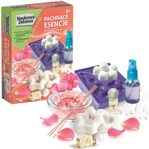PACHNĄCE ESENCJE CLEMENTONI STWÓRZ PERFUMY OZDOBY