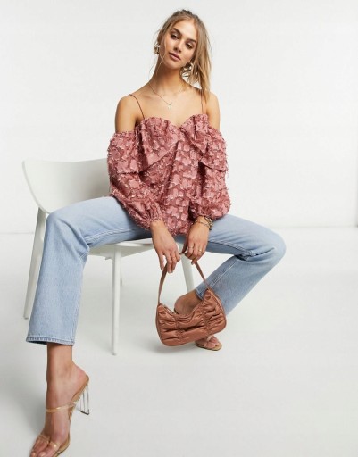 FOREVER U BLUZKA DAMSKA RÓŻOWA CASUAL 44 XXL 1ACV