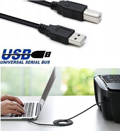 KABEL przewód do DRUKARKI SKANERA USB A do B 1,8 m