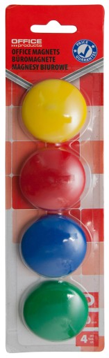 Magnesy do tablic okrągłe średnica 40mm 4szt