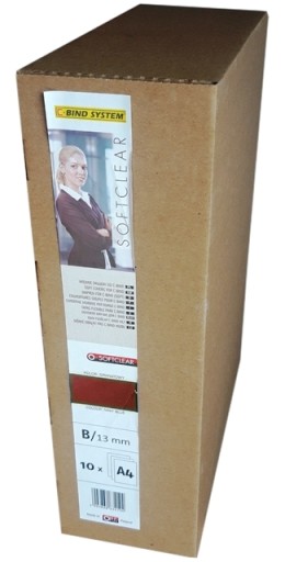 Okładki kanałowe miękkie Opus Softclear B Bordo