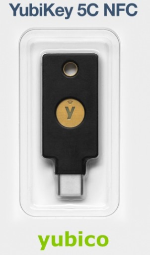 KLUCZ ZABEZPIECZAJĄCY U2F Yubico YubiKey 5C NFC
