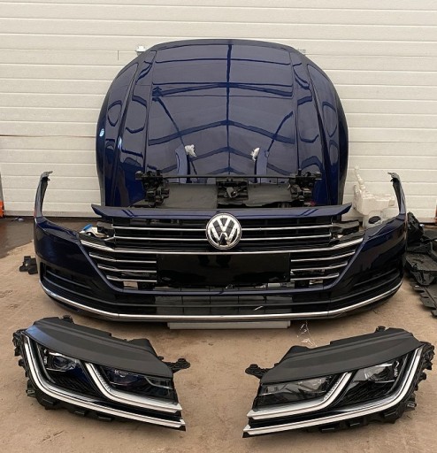 KOMPLETNY PRZÓD PAS MASKA ZDERZAK BŁOTNIKI LAMPY LC5B VW ARTEON 3G8