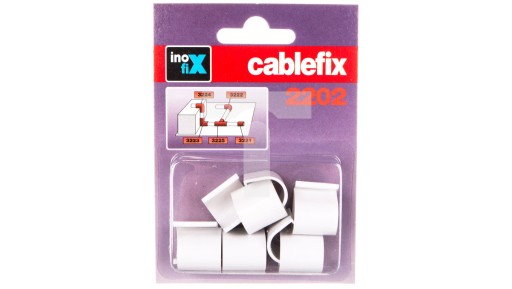 Złączka prosta do rynienek ochronnych na kable Cablefix 2202 biały /blis