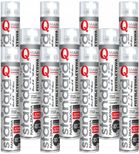PIANKA MONTAŻ-OWA Piana Pistolet-owa 750ml ZESTAW