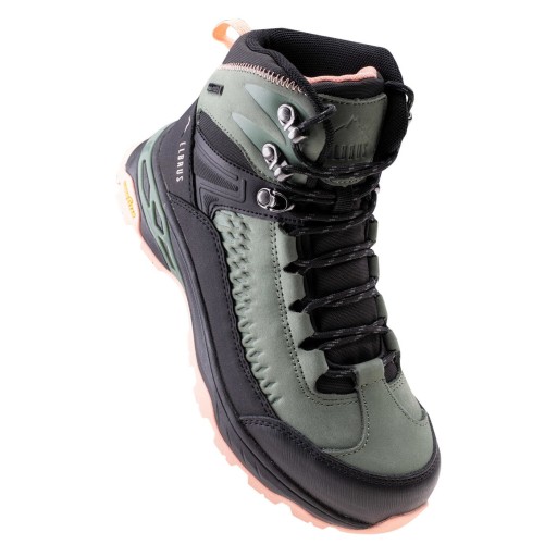 Buty Trekingowe Engen Mid Wp Gr Black/khaki/salmon 39 Wodoodporne i mocne