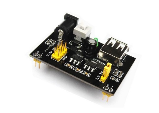 Zasilacz do płytek stykowych prototypowych MB102 5V 3.3V