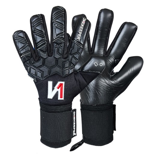 Rękawice Bramkarskie Onekeeper Ace Black Mesh r.11