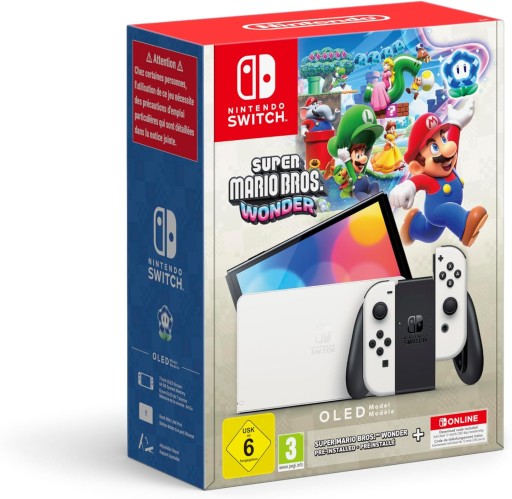 Konsola NINTENDO Switch OLED + gra + abonament
