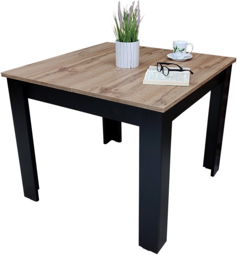 Stół kwadratowy 90x90 rozkładany do 120 LOFT craft
