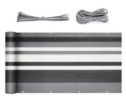 Osłona balkonowa Mata Ekran Sekey 90 cm x 500 cm PREMIUM 220G/M2