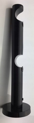 MRC: WSPORNIK PODWÓJNY PROSTY DŁUGI 19/19mm CZARNY
