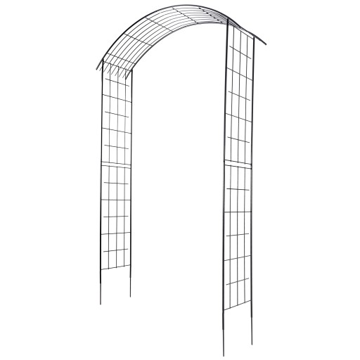 PERGOLA OGRODOWA METALOWA ŁUK NA KWIATY RÓŻE 275cm