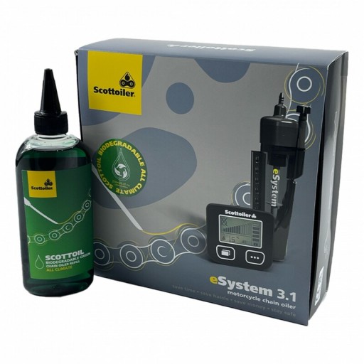 SCOTTOILER E-SYSTEM V3.1 Z 250ML BIO OLEJ NOWOŚĆ / MOTOTIME.PL